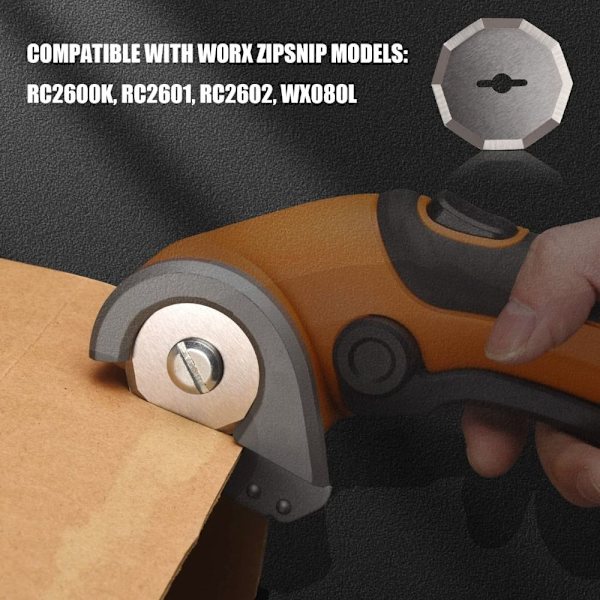 Udskiftningsblade kompatible med Worx ZipSnip Cordless