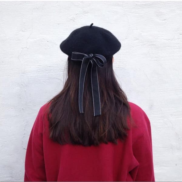 Sløyfe Beret Caps Maler Hat CAMEL camel