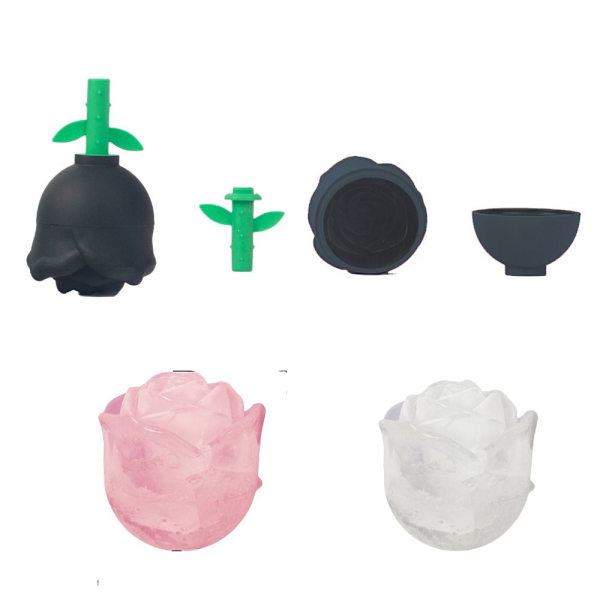 Rose Ice Ball Maker Ice Cube Form FORM black
