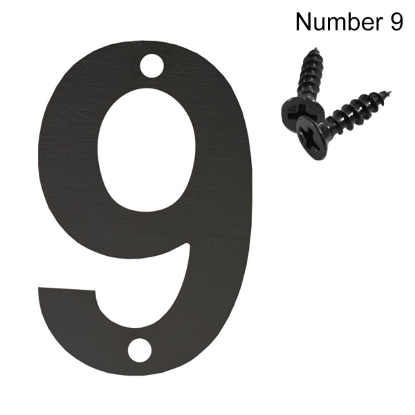 4 tuumaa/10 cm ovitarra Numerokilpi NUMERO 9 NUMERO 9 Number 9