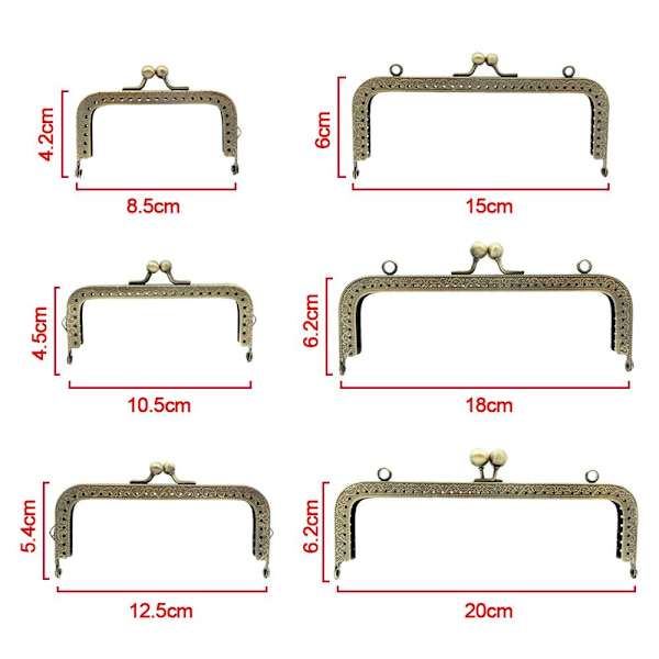Kukkarokehys Kiss Clasp Kukkaro lukkokehys 10,5 cm 10.5cm