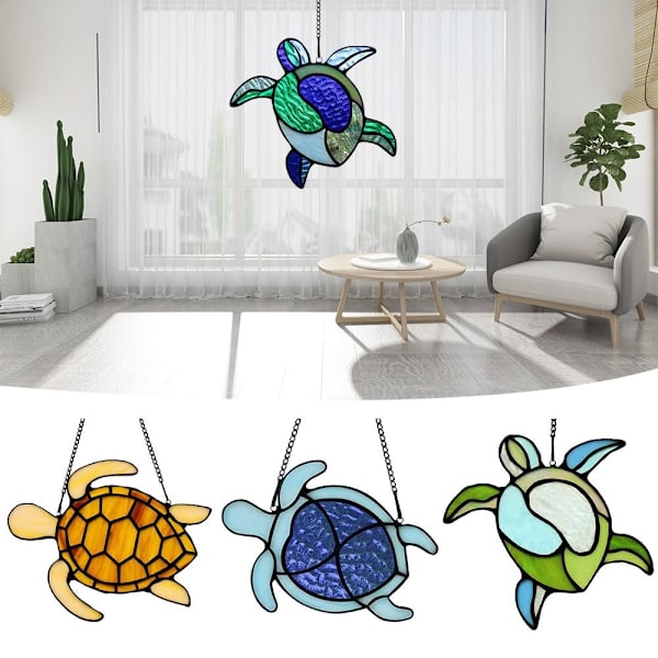 Merikilpikonna Decor Lasimaalausverhoilut 3 3 3