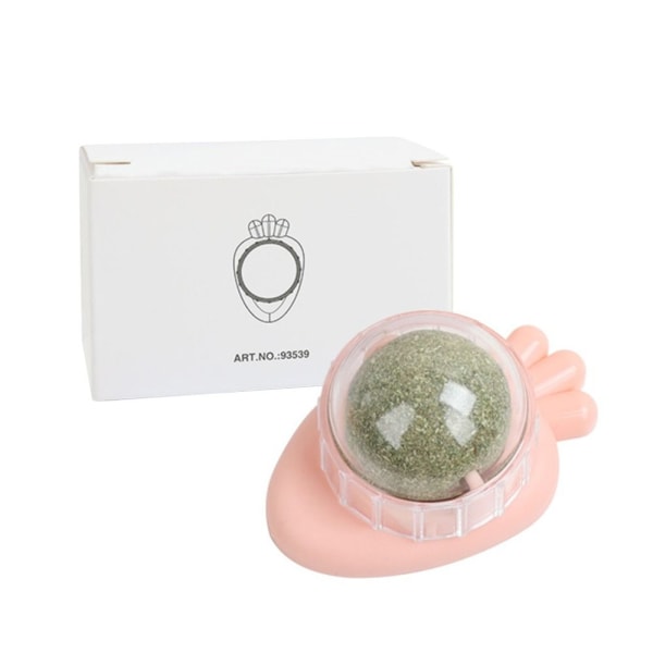 2kpl Catnip Balls Cat Minttu PINK PORKKANA PORKKANA Pink Carrot-Carrot