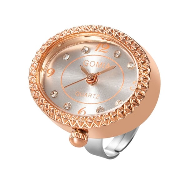 Digital Par Klokke Ring Ring Klokke ROSE GULL Rose gold