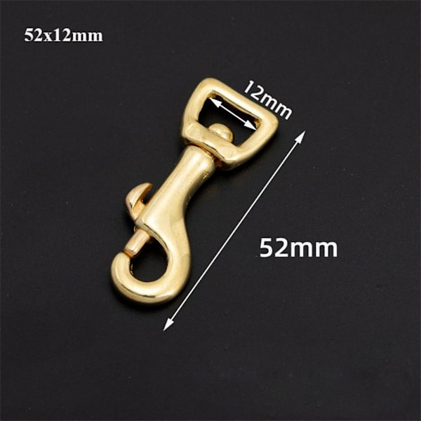 Metalliset Snap Hook vetosoljet 52X12MM 52x12mm
