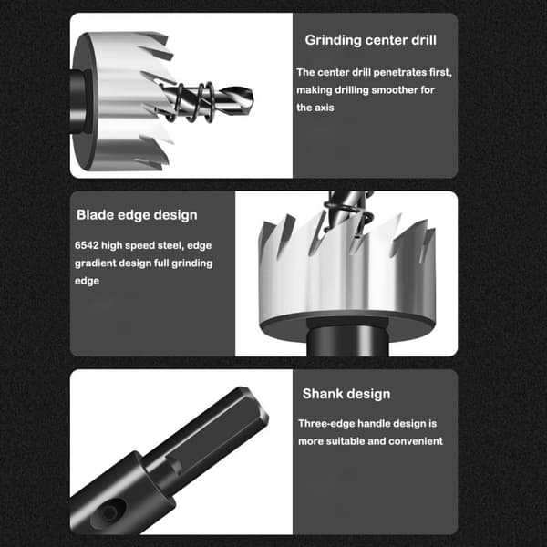 HSS Drill Bit Rustfri Åpner 45MM 45mm