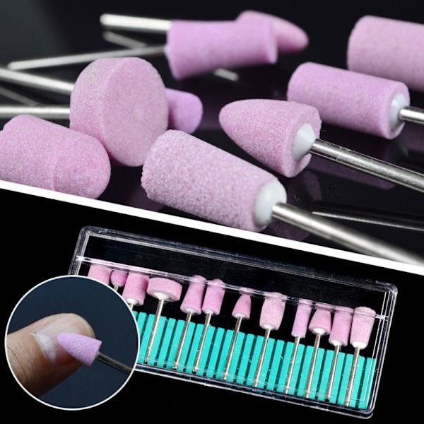 Bärbar nagelborrmaskin Set Elektrisk manikyr nagelfil White