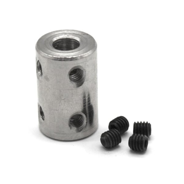Stiv Akselkobling i Stål 3MM-8MM 3MM-8MM