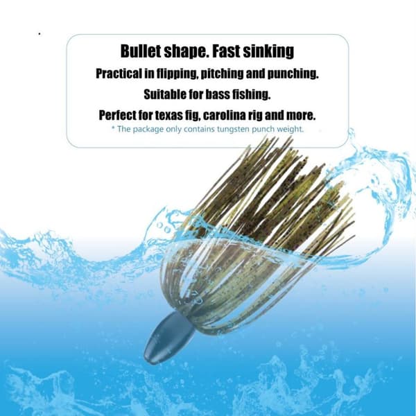 Fiske Tungsten fall Sinker 21G 21G 21g
