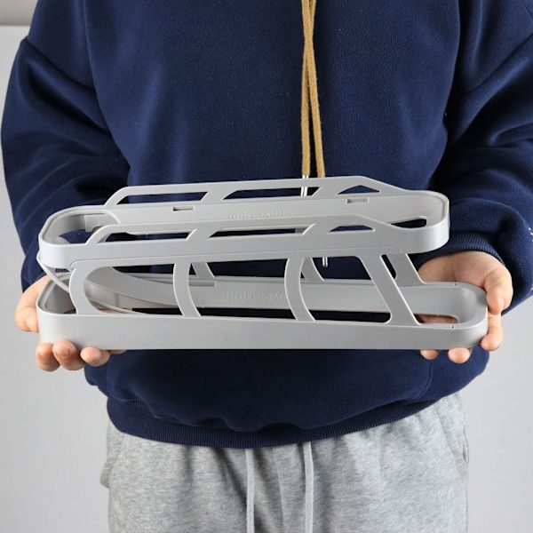 Eggholder Kjøleskap Eggedispenser GRÅ grey