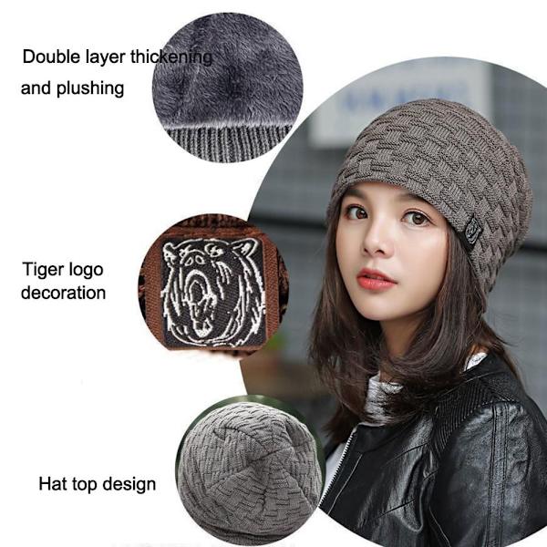 Vinter Beanie Hat Cold Hat SORT Black
