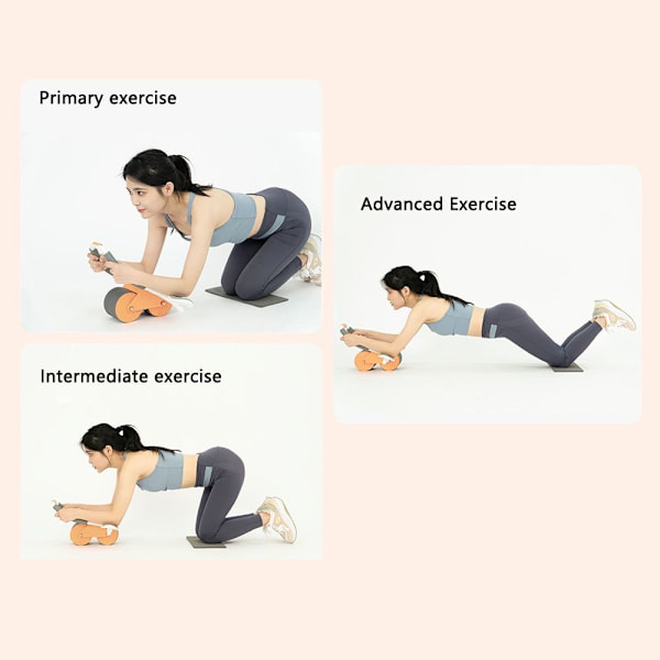 Abdominal Wheel Automatisk Rebound Abdominal Wheel Fitness Roller