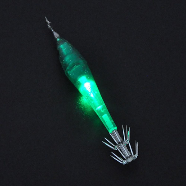 Elektroninen salama Squid Hook Octopus Bait PUNAINEN VAALEA PUNAINEN VALO Red Light