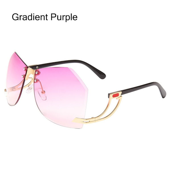 Reunuksettomat aurinkolasit kietoutuvat aurinkolasit GRADIENT PURPLE
