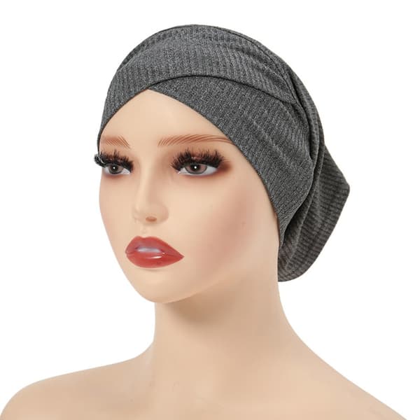 Front Cross Cap Cross Head Wrap LILA Purple
