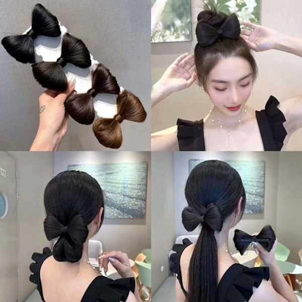 Fake Hair Bow Syntetiskt hår FÄRG 3 FÄRG 3 Color 3