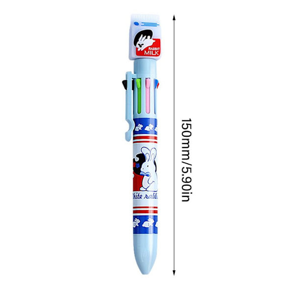 2 STK Kuglepen Neutral Pen 04-8FARVER 04-8FARVER 04-8Colors