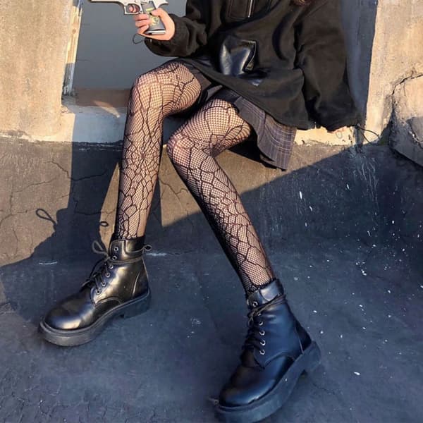 Fiskenettstrømpe Leggings 5 ​​5 5