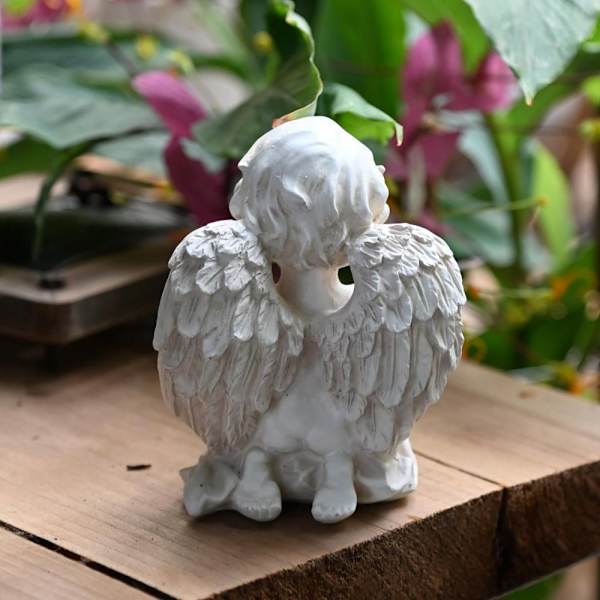 Little Angel Girl Ornament Angel Resin Kodinsisustusenkeli
