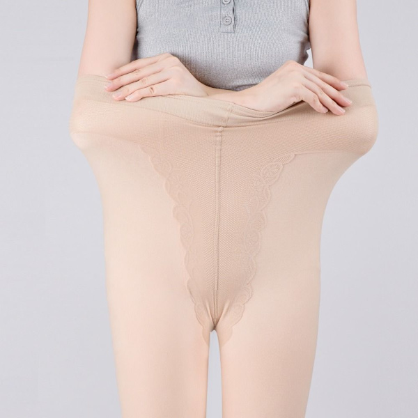 Sukkahousut Size Plus Step-on Feet Leggingsit NATURAL 45-80KGONE NATURAL 45-80KGONE PIECE-ONE PIECE