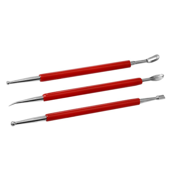 Carving Indentation Pen Clay Crimping Pen Læder Gravering Pen