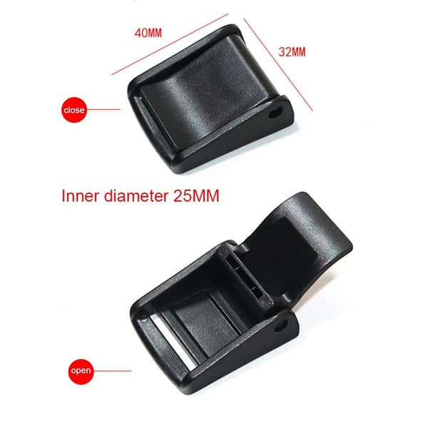 4st Bindremsspänne Plastpressspänne 47X32MM 47x32mm