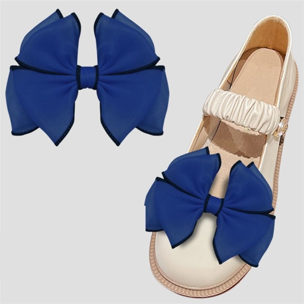 2kpl Shoe Clip Charm solki NAVY BLUE navy blue