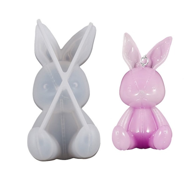 Kanin Bunny Kanin vedhæng SIDENDE KANIN FORM SIDENDE KANIN Sitting Rabbit Mold