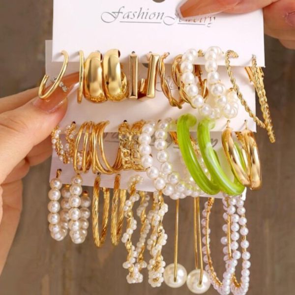 Twist Chain Örhängen Enkel Örhänge E E E