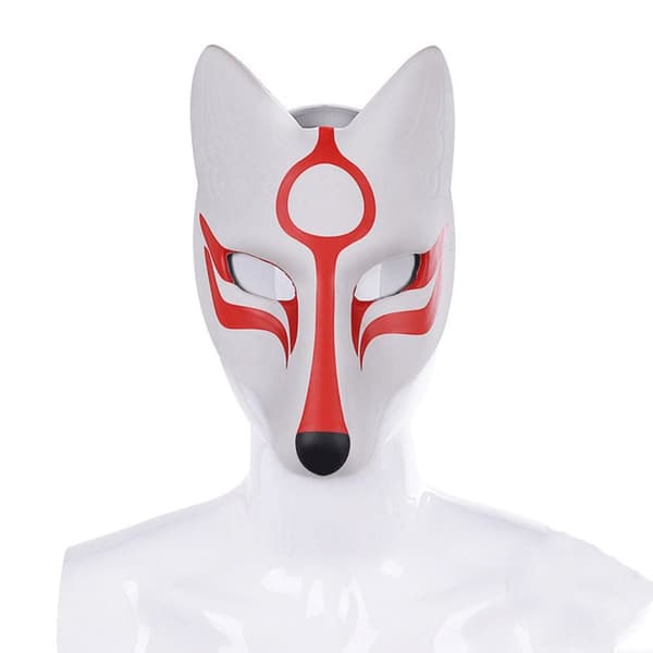 Foxes Masks Cosplay Masker SORT black