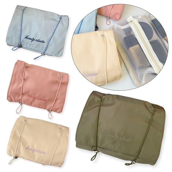 Kosmetisk pose vaskepose BLÅ blue