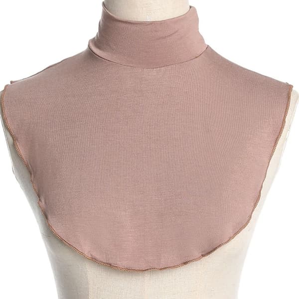 Fake Collar High Collars LYS GRÅ light grey