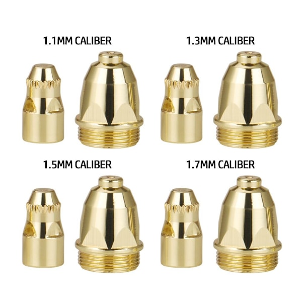 P80 Plasmaskärbrännarspetsar Elektrodmunstycke 1,5 MM KALIBER 1.5mm Caliber