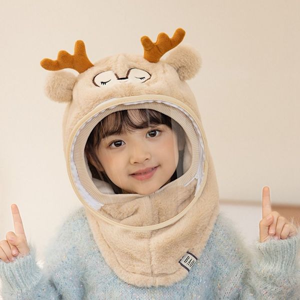 Barn Pullover Hatt Öronskydd Hatt STYLE 4 STYLE 4 Style 4