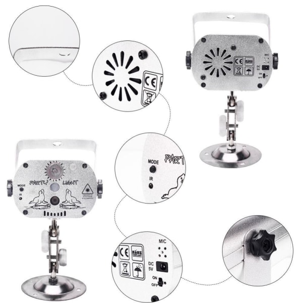 Disco Stage Lights Moving Head Light Stage Stroboscope