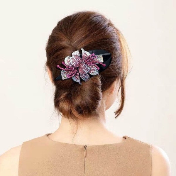 Hair Grab Crystal Hodeplagg RØD red