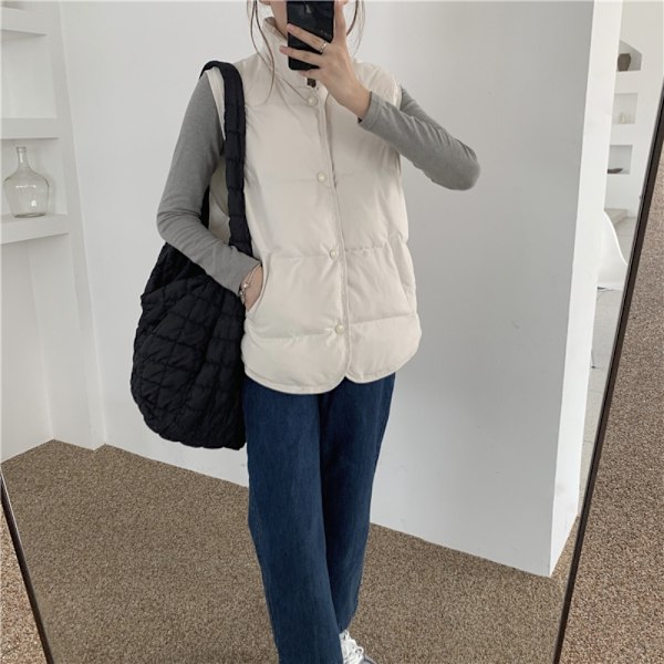 Plisseret Cloud Bag Skuldertaske HVID white