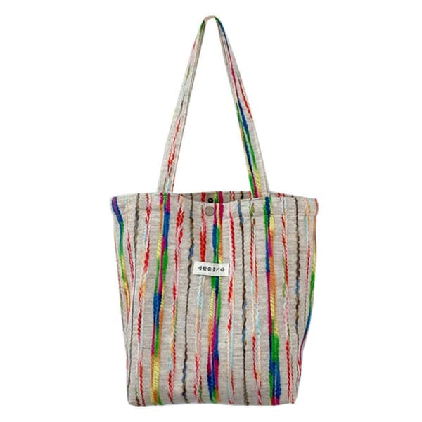 Håndveske Regnbuefarge MULTICOLOR L multicolor L