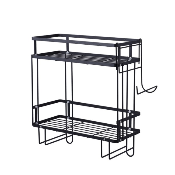 Oppbevaringshylle Space Saver Organizer SVART Black