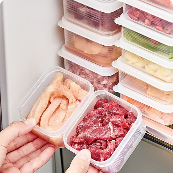 3/4 kpl Fresh Storage Box -annostelijalaatikko BIG Big