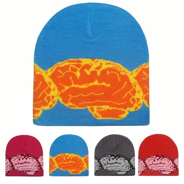 Hip Hop Cap Neulotut hatut HARMAA grey