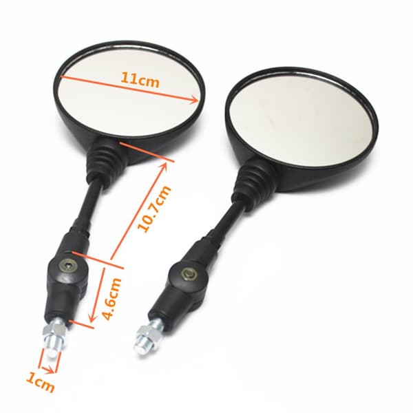 2 STK Scooter Bakspeil Sykkel Baksidespeil 2pcs