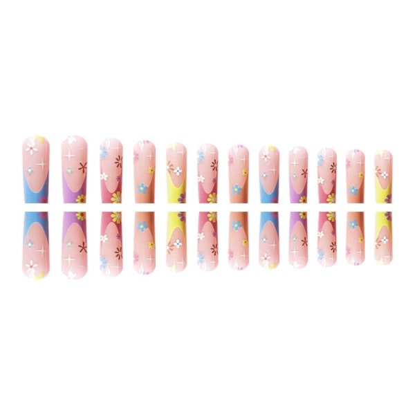 Long Water Pipe Fake Nails tekokynnet 2 2 2