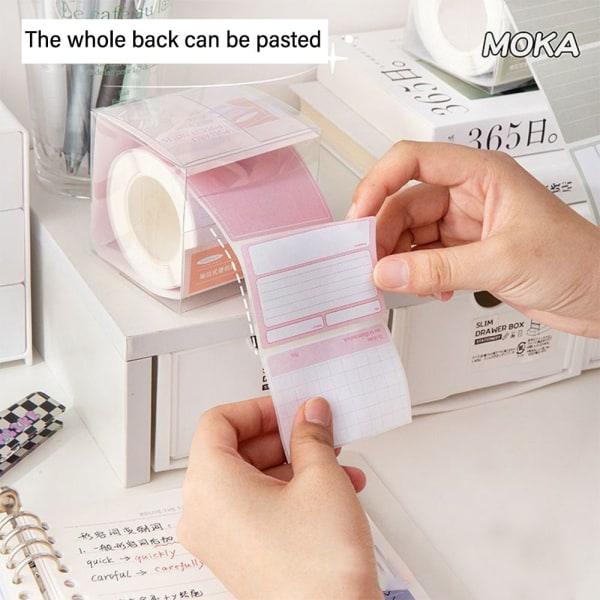 256 STK/Eske Memo Pad Study Sticky Note 02-GRADIENT ROSA 02-Gradient Pink