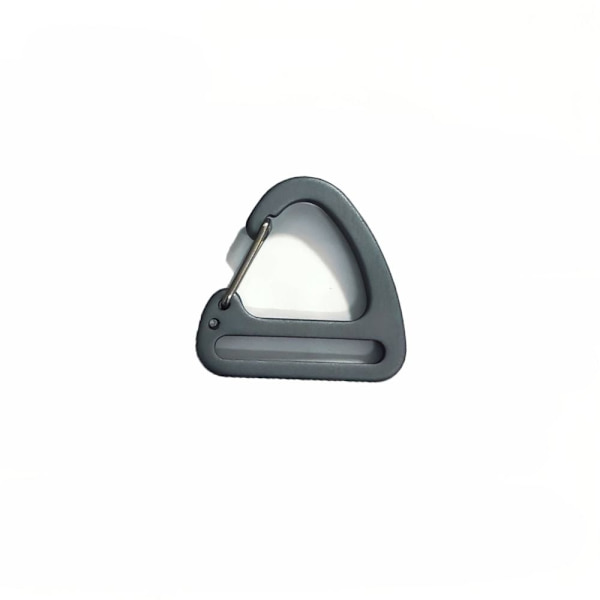 Triangle Carabiner Spring Quickdraws Clip SILVER Silver