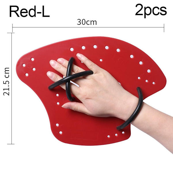 Flipper Flat Paddle Simpaddel RÖD L red L