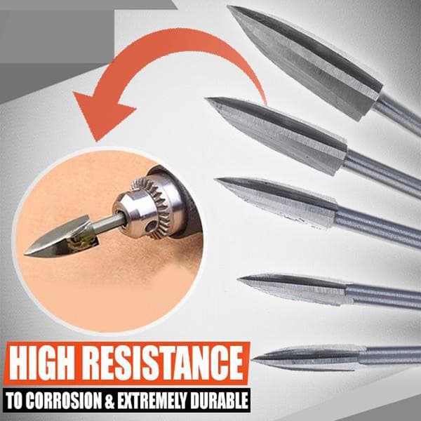 Tregravering Drill Bit Trebearbeiding Drilling Carving Gravering