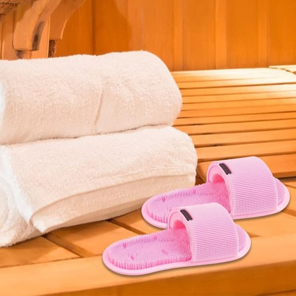 Fodvask Hjemmesko Silikone Hjemmesko PINK 1 PAR 1 PAR pink 1 pair-1 pair