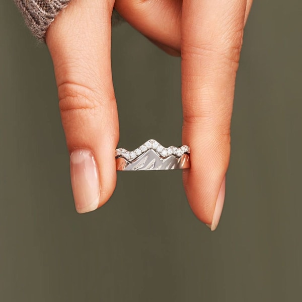 Mountain Ring Par Ring SØLV 7 Silver 7