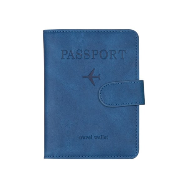 RFID Passholder Passport Bag BLÅ blue